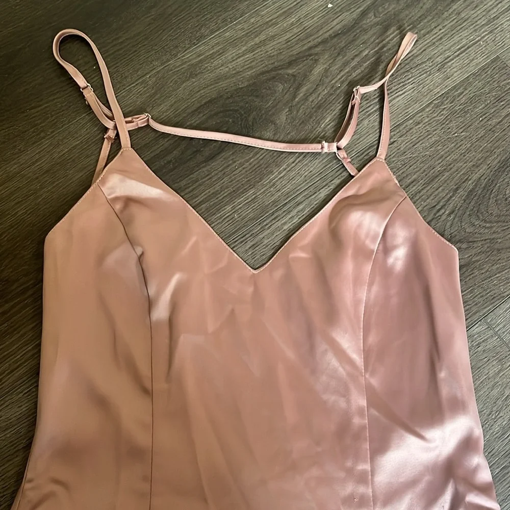 Dust pink mini dress - Picture 3 of 9